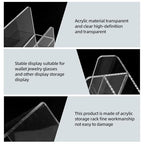 Acrylic Wallet Display Stand Purse Handbag Organizer, Clear Jewelry Riser Display Stand Purse Display Rack, Acrylic Display Shelf for Cosmetic Perfume Jewelry Sunglasses Handbag (6 Tier) - size: 1PCS-6 Tier
