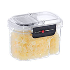 Oggi Easi Grip 23oz Moisture Proof Storage Container, Ultra Clear BPA-Free Sealable Canister, Flip Open Pouring Lid, Date Reminder Slider on Clip, Ideal Kitchen and Pantry Storage (23oz / 0.68lt) - size: 23 fl oz