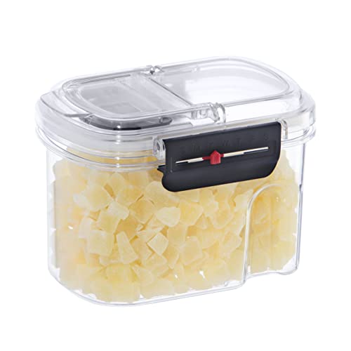 Oggi Easi Grip 23oz Moisture Proof Storage Container, Ultra Clear BPA-Free Sealable Canister, Flip Open Pouring Lid, Date Reminder Slider on Clip, Ideal Kitchen and Pantry Storage (23oz / 0.68lt) - size: 23 fl oz
