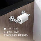 Day Moon™ - Toilet Paper Holder - Modern Roll Holder for Bathroom - 1 Pack - Wall Mount - Classic, Polished Chrome - color: Polished Chrome, size: Classic 1 Pack