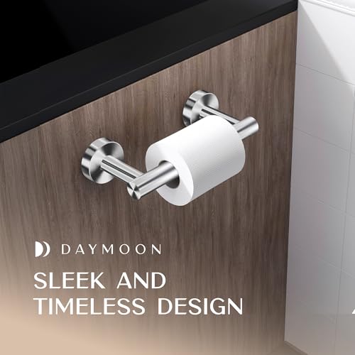 Day Moon™ - Toilet Paper Holder - Modern Roll Holder for Bathroom - 1 Pack - Wall Mount - Classic, Polished Chrome - color: Polished Chrome, size: Classic 1 Pack