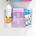 InterDesign iDesign Magnetic Large Clear Plastic Organizer Bins for Laundry Room Storage - 4-Pack - size: Large, style: Pack of 4