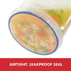 LocknLock Easy Essentials Twist Food Storage lids/Airtight containers, BPA Free, Short - 5 oz - for Candies, Clear - size: 5 Ounce
