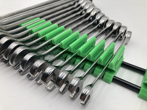 Professional 42 Wrench Organizer Set - Alien Green