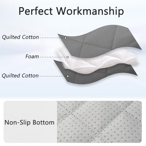 Remote Control Holder for Armchair, Armchair Caddy TV Remote Holder for Recline 14 Pockets, Non-Slip Remote Caddy Couch Caddy Organizer for TV Remote, Phone, Magazine (Grey) - color: Grey