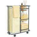 Narrow Laundry Cart with Wheels,3 Baskets and 45L Laundry Bag Metal Rolling Cart for Small Space,Laundry Room Organization and Storage for Bathroom Living Room Apartment Dorm