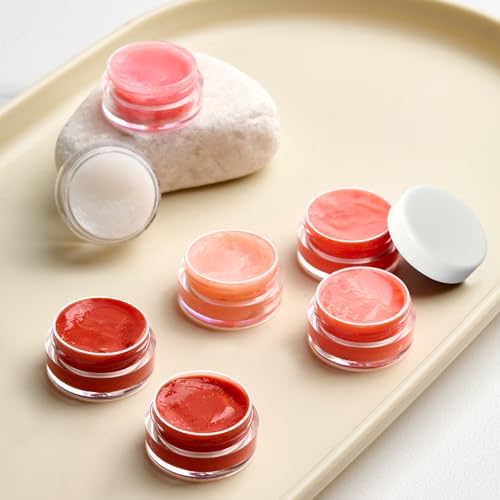 50 Pack 3 Gram Sample Containers with White Lids, Small Plastic Cosmetic Jars, Makeup Travel Container Jar for Cream, Bead, Eye Shadow, Lotions, Powders, Glitters Lip Gloss with Labels,Spatulas - color: White Lid, size: 0.1 Ounce