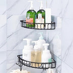 vivinin 15 Pack Shower Caddy Adhesive Replacement, Shower Shelf Adhesive No Drilling, Adhesive Hooks for Showe Caddy, Soap Holder, and Kitchen Racks