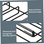 Chopping Board Rack Under Cabinet for Shelves with Board Thickness Less Than 27mm/1.06 inch, Cabinet Thickness Less Than 1.3 inches (34mm), No-Hole Multifunctional Chopping Board Rack
