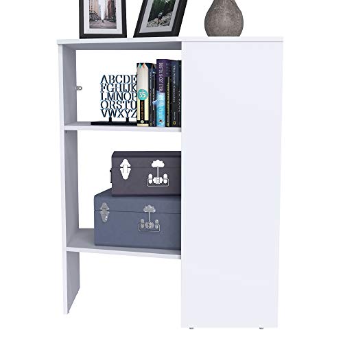 ClosetMaid SuiteSymphony Wood Corner Shelf Unit, 2 Shelves, Adjustable, Stacking, For Storage, Closet, Clothes, Shoes, Décor, Pure White - color: Pure White
