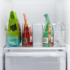YouCopia FreezeUp Freezer Bin 12", BPA-Free Fridge Organizer with Adjustable Dividers and Handle for Frozen Food and Leftovers - size: 12" Deep