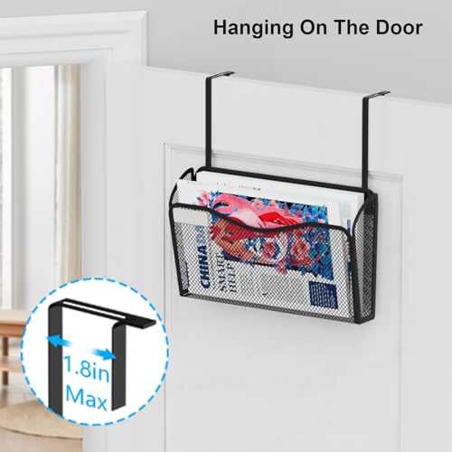 BOHDK Wall File Organizer, Mesh Hanging File Organizer, Home Office Organization and Storage, 1 Pockets Document Magazine Rack - size: 1 Pack