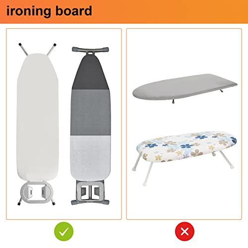ORLESS Over The Door/Wall Mount Ironing Board Hanger, Laundry Room Iron and Ironing Caddy Board Storage Holder White - color: Regular White