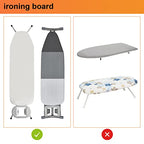 ORLESS Over The Door/Wall Mount Ironing Board Hanger, Laundry Room Iron and Ironing Caddy Board Storage Holder White - color: Regular White