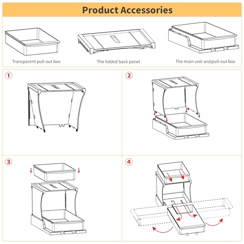 Attelite Makeup Organizer 2-Tier Makeup Storage Cosmetics Organizer with 180° Rotating Design Sturdy durable Versatile Perfume Vanity Organizer for Countertops, Bathrooms, Office Supplies,and Dressers - size: 1 pack