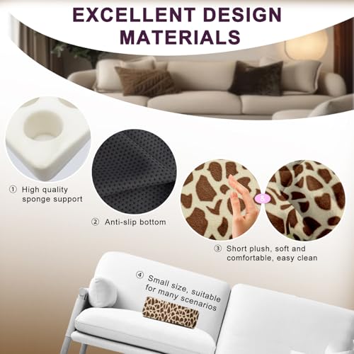 Couch Cup Holder Pillow, 5 Hole Couch Drink Holder! Keep Drinks Hand Side and Keep Temp, Prevent Spills and Use Anywhere. Cup Holder for Couch, Bed, Camping, RV, Car, Beach. Brown Beige - color: Brown Beige