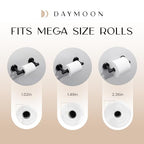 Day Moon™ - Toilet Paper Holder - Modern Roll Holder for Bathroom - 1 Pack - Wall Mount - Classic, Black - color: Matte Black, size: Classic 1 Pack