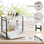 Boulphia 2-Tier Bathroom Organizer (White - New) - color: White - New