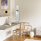 7-Tier Wall Shelf Unit - Compact Display Floating Shelves,Lack Floating Shelf, Vertical Column Wall Decor Mount Float Storage Organizer Tall Tower Shelves for Bedrooms, Living Rooms