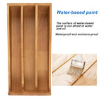 DINDON Pull Out Cabinet Organizer for Pans, Cookie Sheet, Bakeware, Cutting Board, Slide Out Kitchen Cabinet Storage Organizer Rack, 10.5''W X 21"D X 7.5"H, Wood - size: 7.5"H