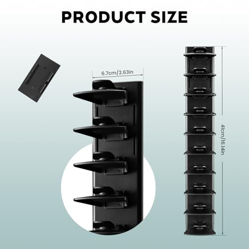 2Pack Upgraded Contour Fit Lock Hat Organizer for Baseball Cap,Hat Rack Strong Adhesive Hat Hangers for Wall Hold Up to 20 Hats,Multi-layer Hat Storage Display for Closet,Door Bedroom-Black - size: 1.3x2.3x16.5in
