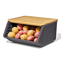 OXO Good Grips Produce Saver Root Vegetable Bin with Lid, 5 lb Capacity Potato and Onion Storage for Pantry, Stackable Vegetable Storage Container - style: Root Vegetable Bin