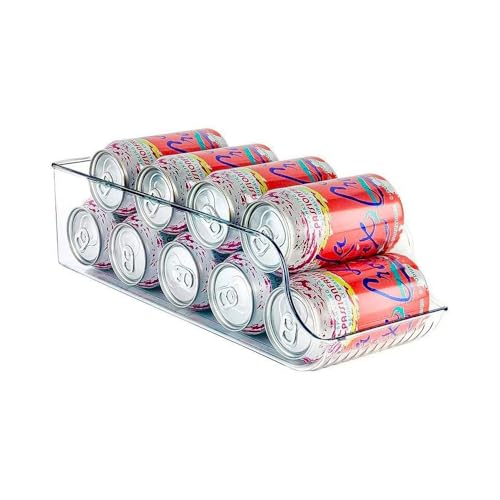 Stacking Can Dispenser，Soda Can Organizer for Pantry,Soda Can Drink Organizer Dispenser for Refrigerator Fridge Pantry，Refrigerator Organizers and Storage Sack Canning Racks，1 Pack - style: Antique