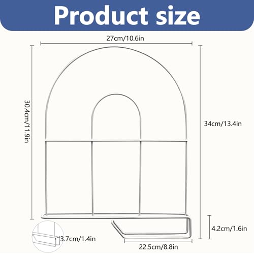 8-Pack 12" Tall Shelf Dividers - Closet Shelf Organizer - Easy to Install - No Tool - White PE Coating Steel - size: 8-PACK, style: Metal Height 12inch