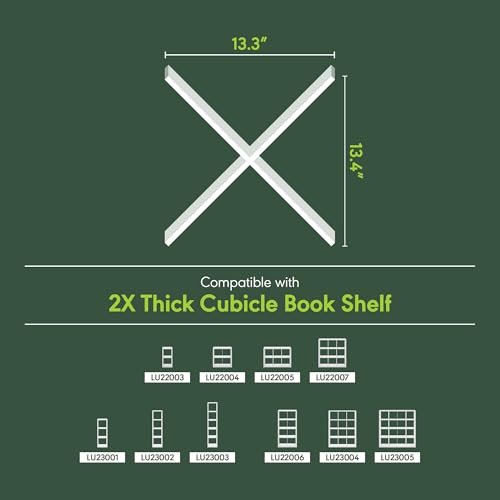 Furinno Cubicle Cube Insert, X-Shelf Cube Organizer, Fits into Furinno Extra Thick Cubes, for Organizers and Storage, White (Does not fit IKEA Kallax Shelving) - color: White, size: X-Shelf Insert