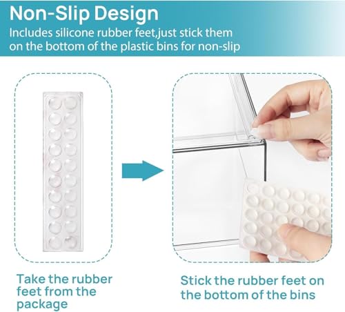 Vtopmart 10 Pack Baby Bottle Organizer Set, Stackable Storage Drawers Ideal for Kichen Countertop, Vanity, Bathroom, Cabinet, Pantry Organization - style: 4 Small+4 High+2 Wide