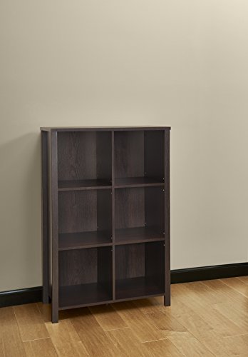 ClosetMaid 16055 Premium Adjustable 6-Cube Organizer, Black Walnut - color: Black Walnut, size: 6-Cube