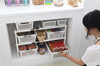 COELO Under Sink Organizer 2-Tier Expandable Shelf Kitchen Bathroom Cabinet Multi-purose Storage Standing Rack, White