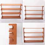 Shoe Rack,Small 4 Tier Shoe Organizer Storage Shelf,Bamboo Narrow Shoe Closet,Small Space Shoe Rack,for Entryway Closet 26.77×7.48×19.3inch - size: 4 Tier-26.77" Wide