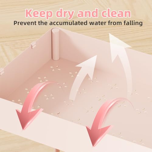 Simple Trending Under Sink Organizer 2 Pack, Sink Pull-Out Sliding Storage Cabinet, 2-Tier Under Shelf Organizer for Kitchen Bathroom, Pink - color: Pink, size: 2 pack