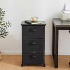 MAX Houser Dresser Storage with 3 Drawers, Fabric Dresser Tower, Vertical Storage Unit for Bedroom, Closet, Office, Black - color: Black5