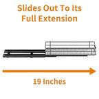 RCHYFEED Pull Out Spice Rack Organizer for Cabinet,Slide out Spice Organizer for Inside Cabinets,Heavy Duty Spice Organization for Kitchen and Pantry,Seasoning,Sauces(1-Tier,4.5" Wx10.5 Dx2.5 H) - size: 1 Tier-4.5''Wx10.5''Dx2.5''H