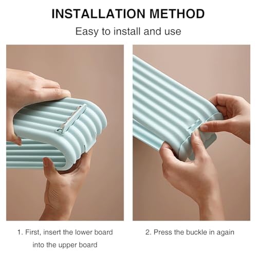 EUBUY Shoe Slots Organizer, Shoe Stackers for a Pair of Shoes, Adjustable Shoe Stacker Storage Space Saver for Closet Organization and Maximizing Storage