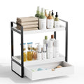 Boulphia 2-Tier Bathroom Organizer (White - New) - color: White - New