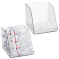 iDesign Plastic Water Bottle Organizer for Fridge, Clear Bottle Holder for Kitchen and Pantry, 2-Pack - style: Pack of 2- Tall