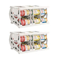Shelf Reliance Cansolidator Pantry - 2-Pack Can Organizer for Pantry, Stackable Soda Can Storage for Kitchen, Holds 40 Cans of Food or Soda - size: 2 Pack, style: 40 Soup Can