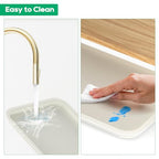 Laundry Detergent Holder Stand, Liquid Detergent Dispenser Shelf Organizer with Cleanable Drip Tray, Liquid Holder Stand Catcher for Laundry Room Organization and Storage (Flat-White) - style: Flat-White