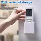 KAKAMINA Remote Control Holder Wall Mount 6pcs,TV Remote Holder with Screws,Self Adhesive Pen Holder for Wall, Suitable for TV Remote Controls, Pens, Keys, Toothbrushes