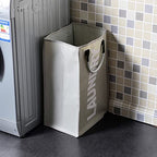 Laundry Basket, Durable Handles for Easy Carry, Collapsible Cloth Baskets, Hampers for College Dorms, Foldable Hamper Bag (Light-Gray,1 Piece) - color: Light-Gray
