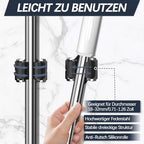 Mop and Broom Holder Big Size Hanging 1KG Extra, 8 Pack, Wall Mount for Organizing Mop Broom in Garden, Laundry Room, Cleaning, Bathroom, Kitchen, Garage (Black)