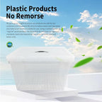 2 Quart 2-Pack Heavy-Duty Stackable Clear Storage Bins with Lids - Premium Clear Plastic Organizing Containers for Home & Bathroom BPA-Free, Pull Handles and Secure Latches - style: 2 QT 2-Pack