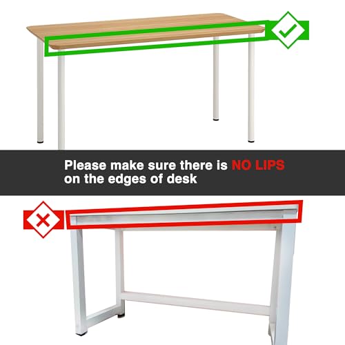 Under Desk Drawer - Large Under Table Hidden Drawer Desk Accessories & Workspace Organizers Desktop Storage Pencil Slide Out Organizer with Screw Adhesive Tape Shelf Tray at Office - size: Middle