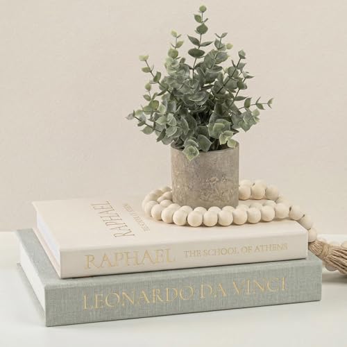 Upgraded Decorative Books for Home Decor - Coffee Table Faux Books for Decoration, Linen Fake Book Storage Box for Entryway, Bookshelf, Modern, Boho, Farmhouse & Neutral Aesthetic Decor, Set of 2 - color: Beige-Gray