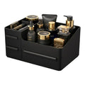 Cologne Organizer for Men with 3 Drawers - Mens Vanity Organizer, Perfume Stand & Cologne Shelf - Bathroom Countertop Storage for Shaving Kit, Skincare - Dresser Organizer, Gifts for Men