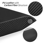 Valet Tray Organizer with Carbon Fiber Style Texture, Foldable Catchall Tray for Keys, Wallet & Everyday Essentials(Black-Small) - color: Black