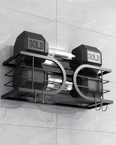 Shower Caddy No Drill Adhesive Wall Mounted SUS304 Stainless Steel Durable Large Capacity Shower Rack Organizer Quick Dry Rustproof Bathroom Storage Shelves - 2 Pack (Black) - color: Black, size: 2 Pack